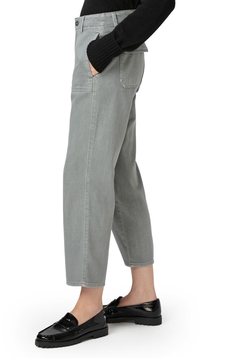 PAIGE Kirby High Waist Straight Leg Jeans, Alternate, color, Vintage Iron Grey