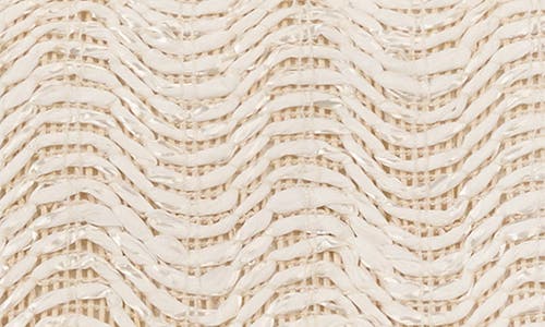 Cult Gaia Emily Woven Rattan Top Handle Bag In Antique White