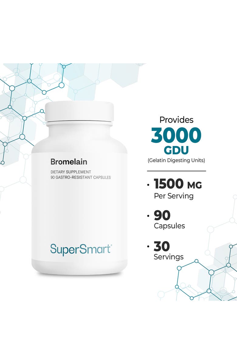 SuperSmart Bromelain 1500mg/3000 GDU, Alternate, color,