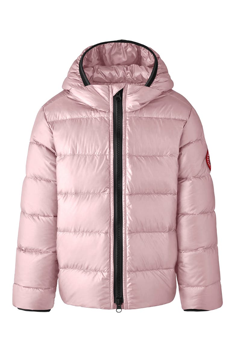 Kids' Crofton Water Repellent 750 Fill Power Down Recycled Nylon Puffer Jacket, Main, color, PINK LEMONADE