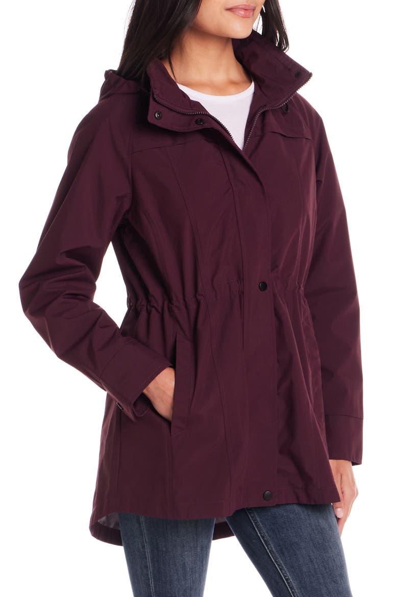 Packable Water Resistant Jacket, Alternate, color, BLACKBERRY
