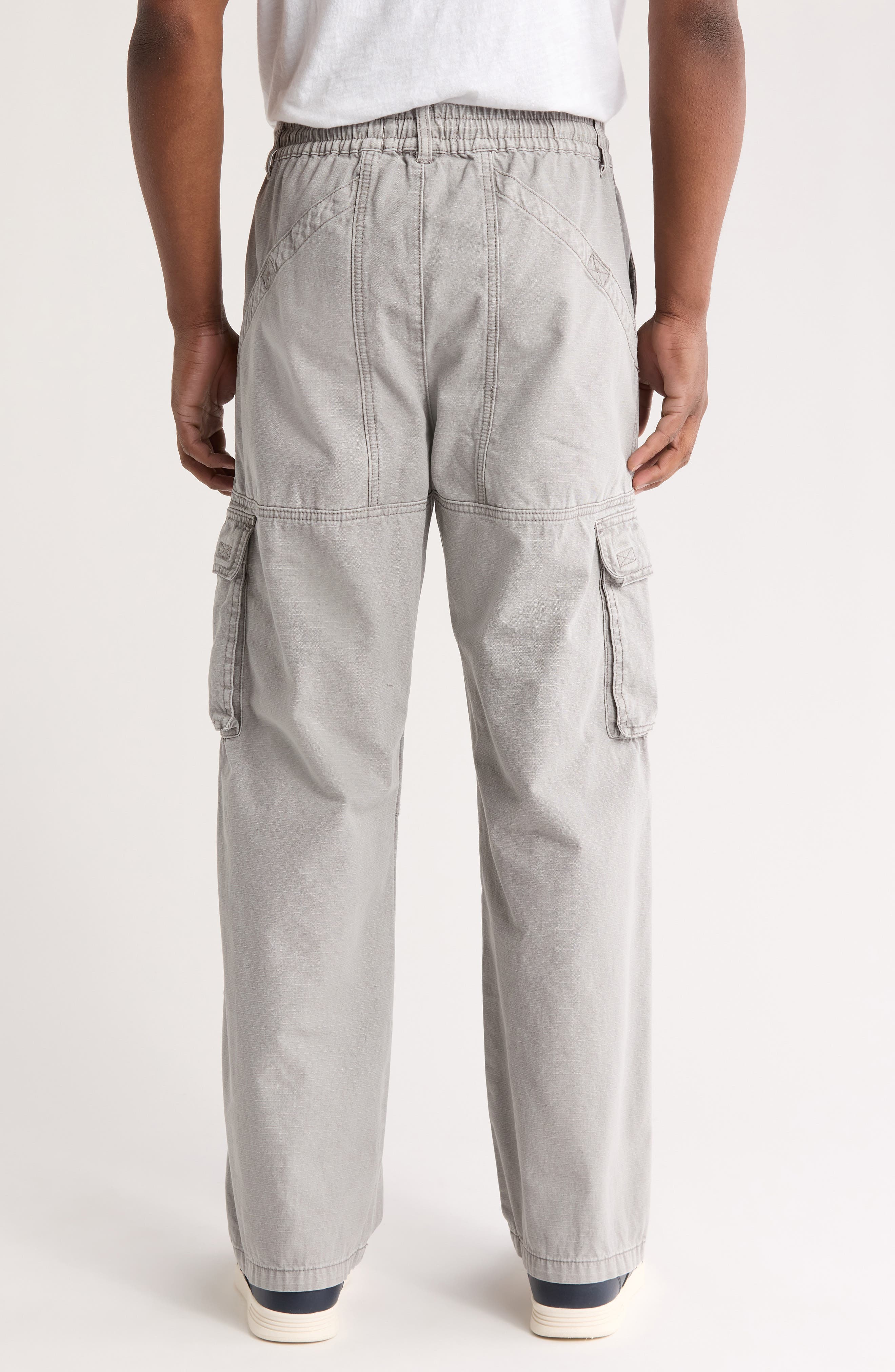PacSun Gianni Drawstring Cotton Ripstop Cargo Pants (Men) | Nordstrom