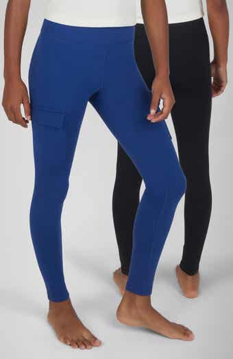 90 DEGREE BY REFLEX Kids' Two Pack PolarLux Cargo Pocket Leggings