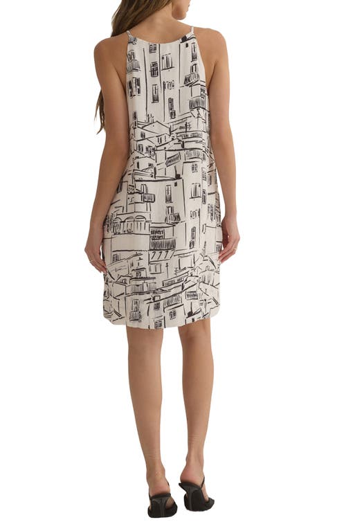 BELLA DAHL BELLA DAHL SKETCH PRINT MINIDRESS 