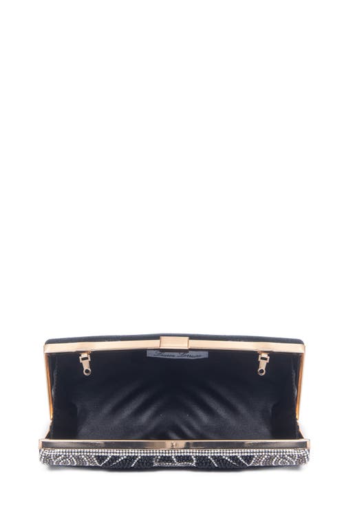 Lauren Lorraine Bouquet Clutch In Black