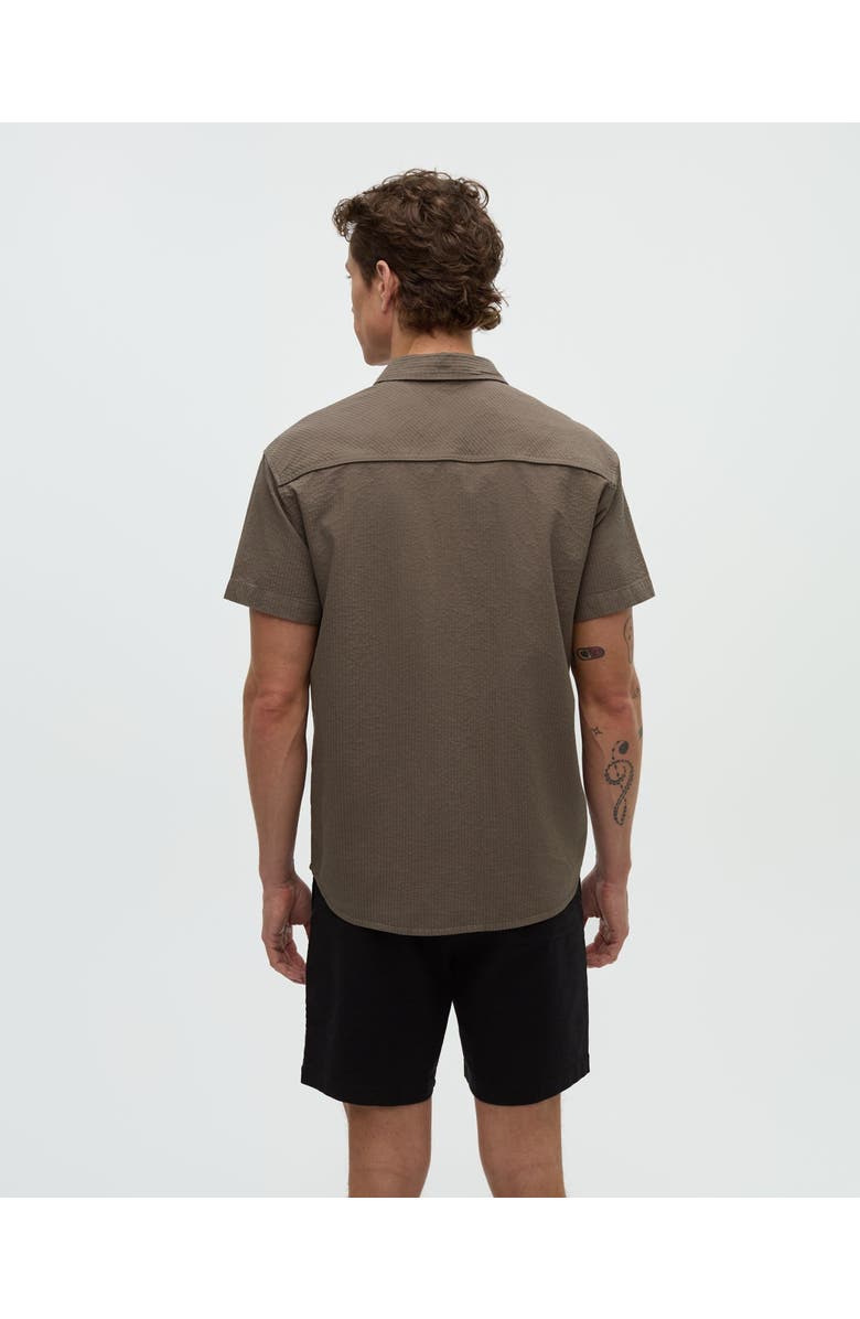 tentree Hopkins Shirt, Alternate, color, Timber/Meteorite Black