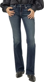 Silver Jeans Co. Britt Curvy Low Rise Bootcut Jeans