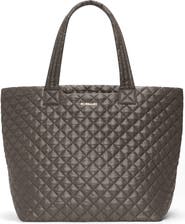 MZ Wallace Large Metro Deluxe Quilted Nylon Tote
