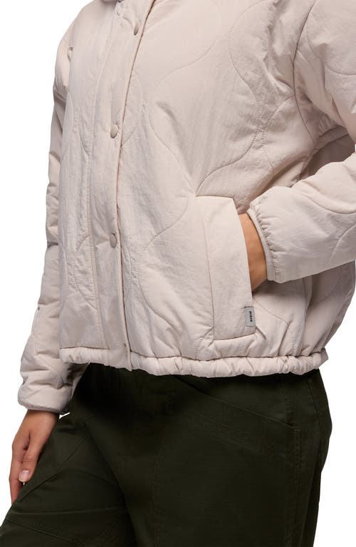 Prana Encinitas Quilted Jacket In Brown