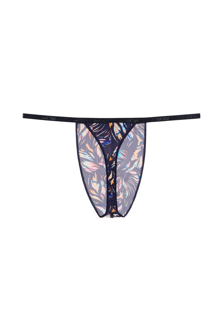 Viscaya G-String, Alternate, color, Navy Print