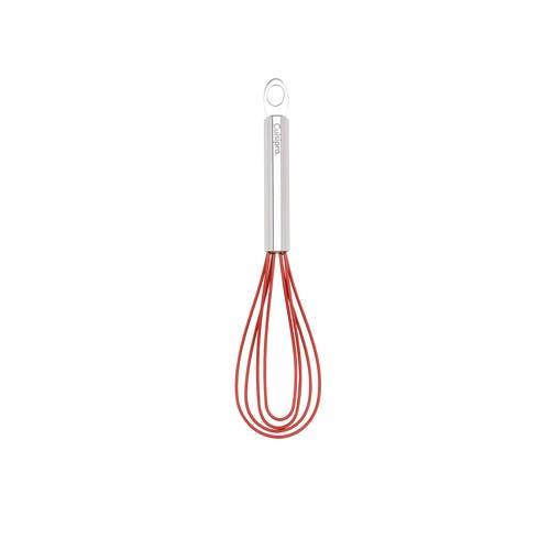 Cuisipro 8 Inch Silicone Flat Whisk, Red In Red