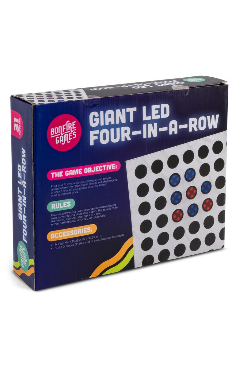 Core Home Giant LED Four-in-a-Row Game Set, Alternate, color, Multi