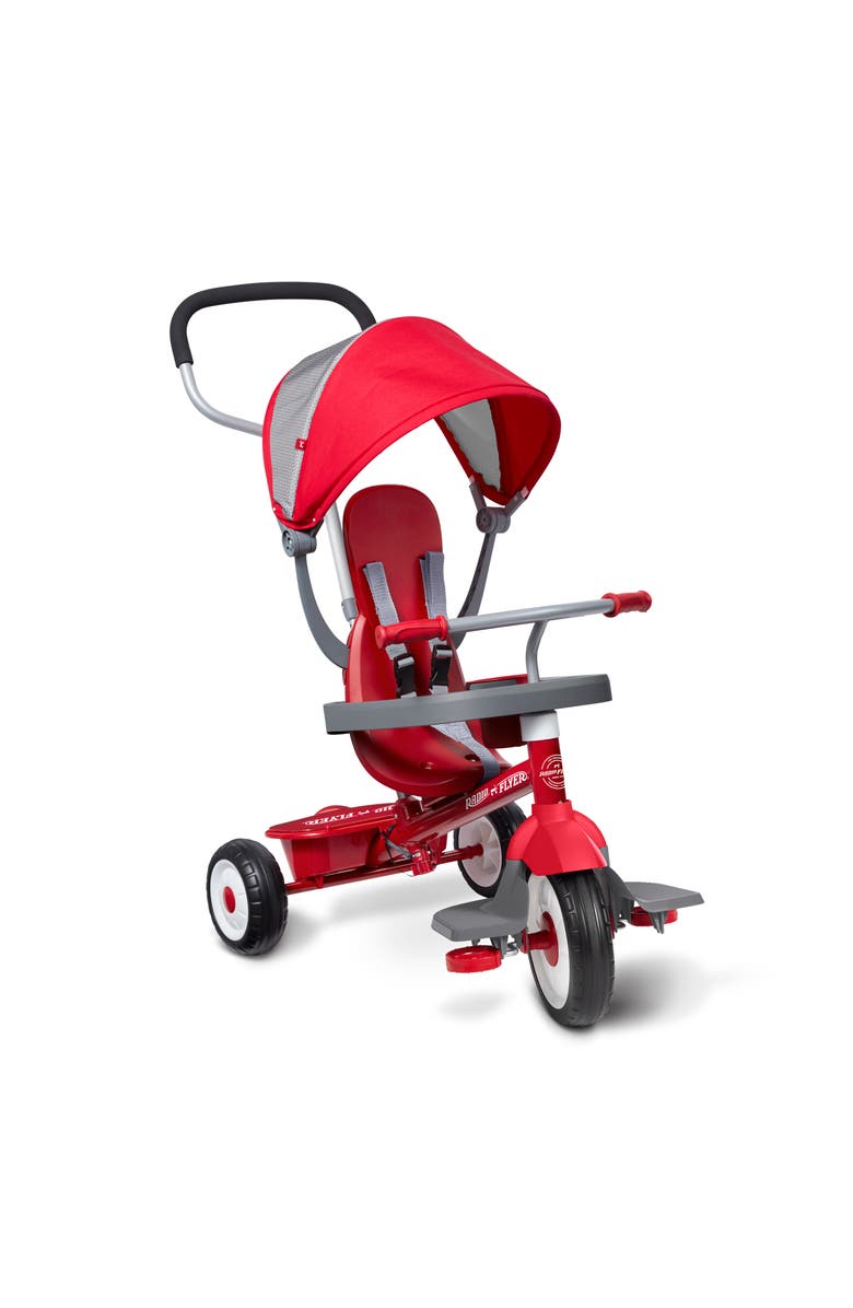 Radio Flyer 4-1 Stroll 'N Trike, Main, color, Red