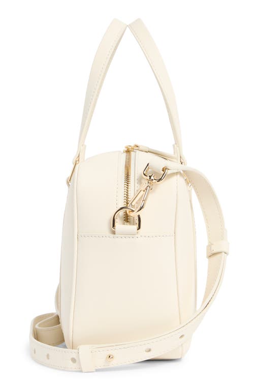 Cole Haan Go Anywhere Leather Satchel In White
