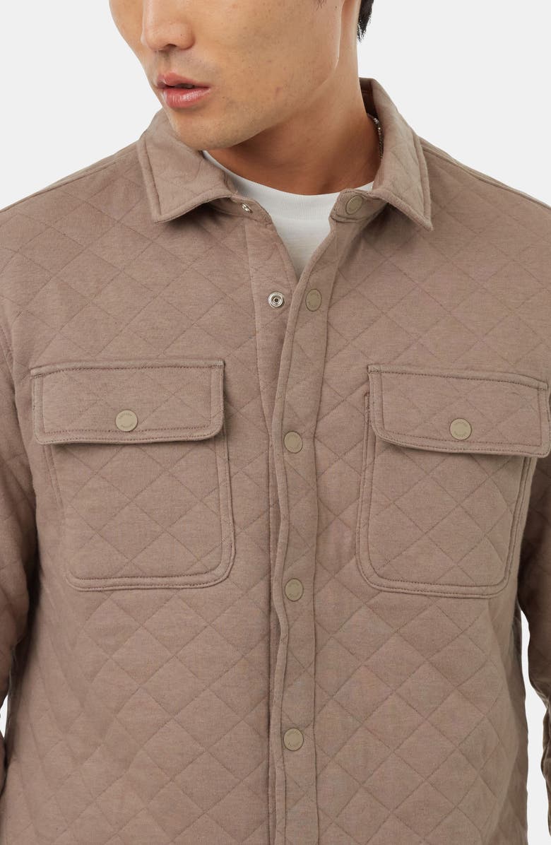 tentree Colville Quilted Shirt Jacket, Alternate, color, 