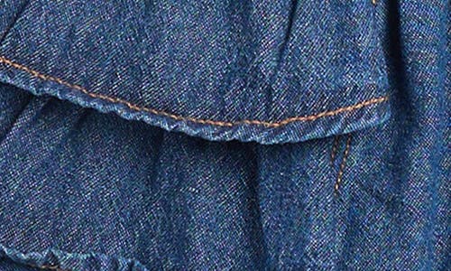 FLAPDOODLES FLAPDOODLES KIDS' RUFFLED DENIM SHORTS