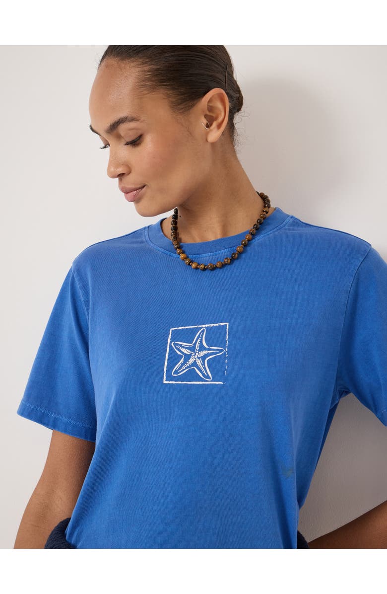 Hush Sealife Graphic Crew Neck T-Shirt, Alternate, color, Bright Blue