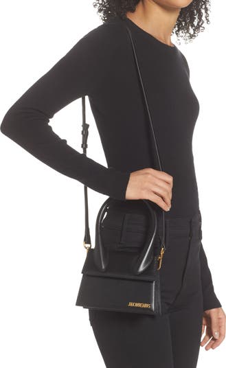 Le Chiquito Moyen Leather Top Handle Bag