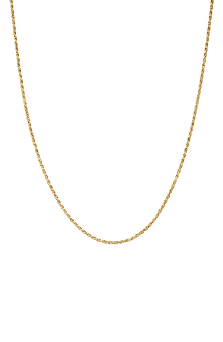 FZN Kids' Rope Chain Necklace, Main, color, Yellow