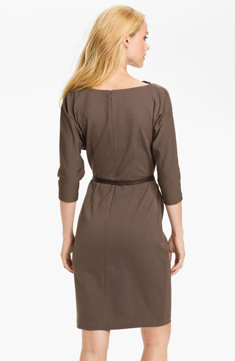 Suzi Chin for Maggy Boutique Belted Dolman Sleeve Sheath Dress, Alternate, color,