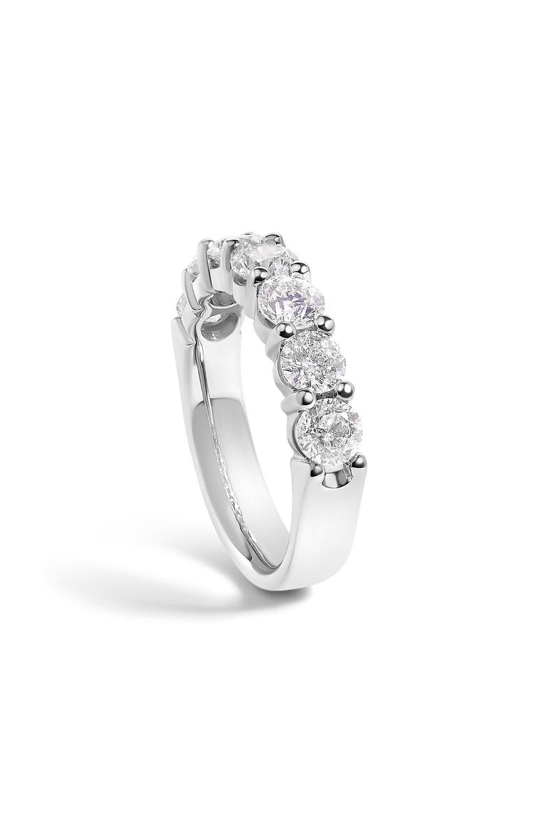 Haus of Brilliance 14K Gold 2.0 Cttw Diamond 7 Stone Band Ring, Alternate, color, White Gold