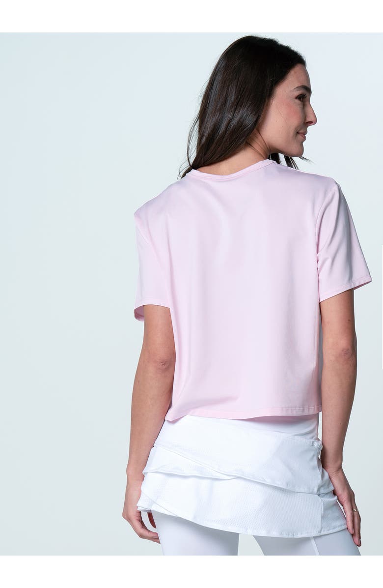 Lucky in Love Power Box Tee, Alternate, color, Pink Sand