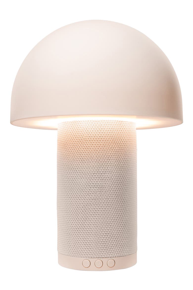 Mushroom Lamp and Wireless Speaker, Main, color, BEIGE