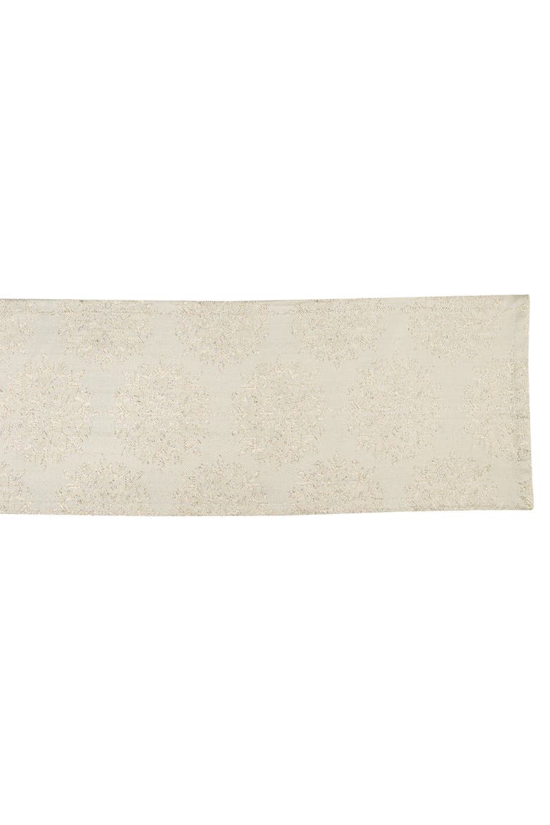 Winter Sparkle Jacquard Table Runner, Alternate, color, Winter Sparkle