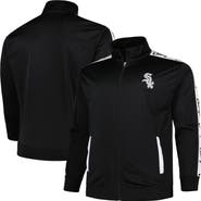 PROFILE Men's Black Chicago White Sox Big & Tall Tricot Track Full-Zip Jacket