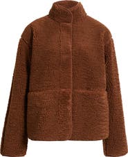 Caslon® Faux Shearling Jacket