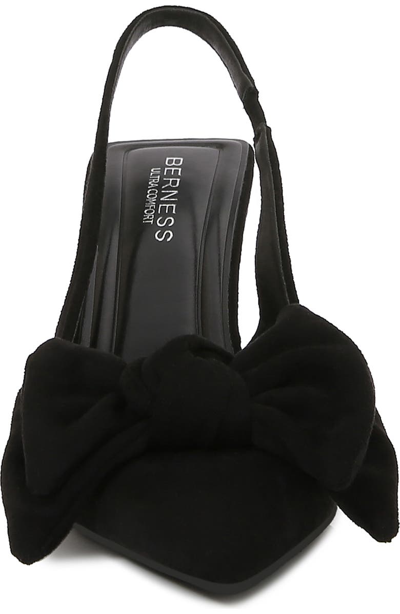 BERNESS Christie Bow Slingback Pump, Alternate, color, Black