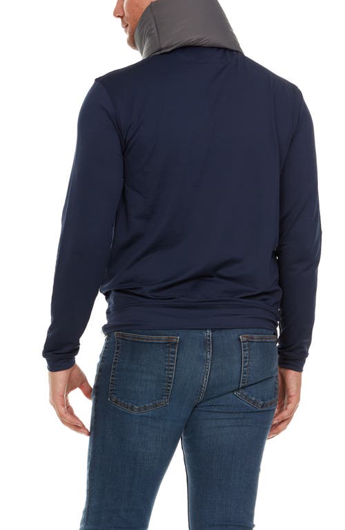 Helios The Heated Coat Paffuto Heated Scarf In Gray