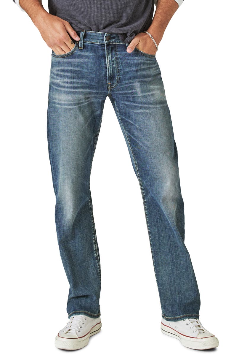 Lucky Brand 363 Straight CoolMax<sup>®</sup> Jeans, Main, color, Harrison