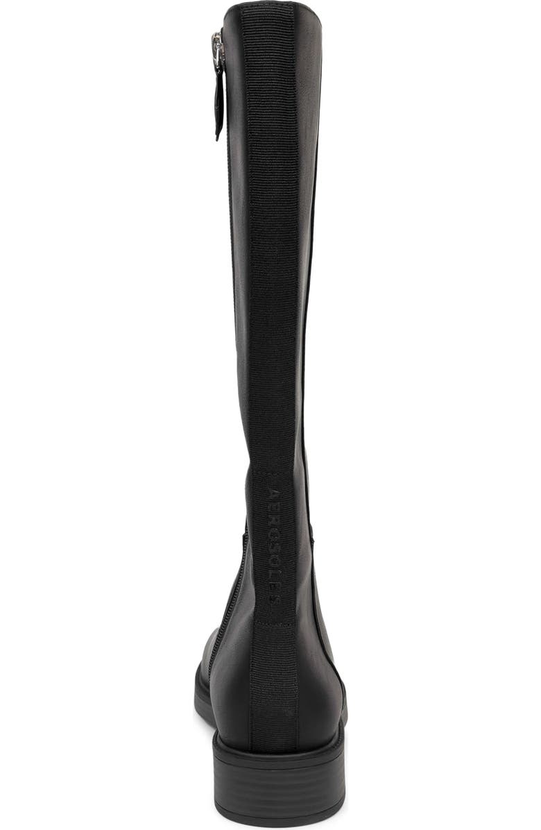 Aerosoles Prue Tall Boot, Alternate, color, Black Faux Leather
