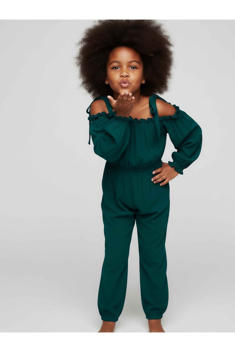 Kids Tamilore Jumpsuit, Alternate, color, Emerald