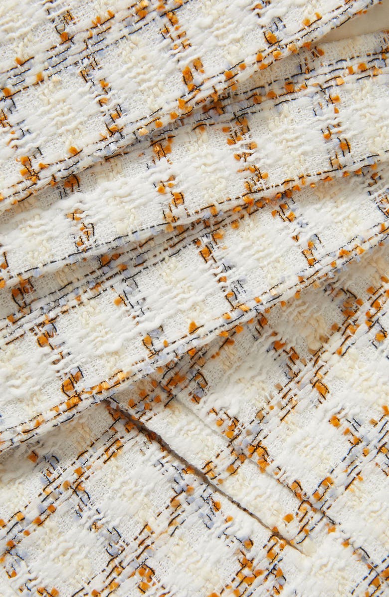 Veronica Beard Jazmin Tweed Shorts, Alternate, color, Ecru Multi