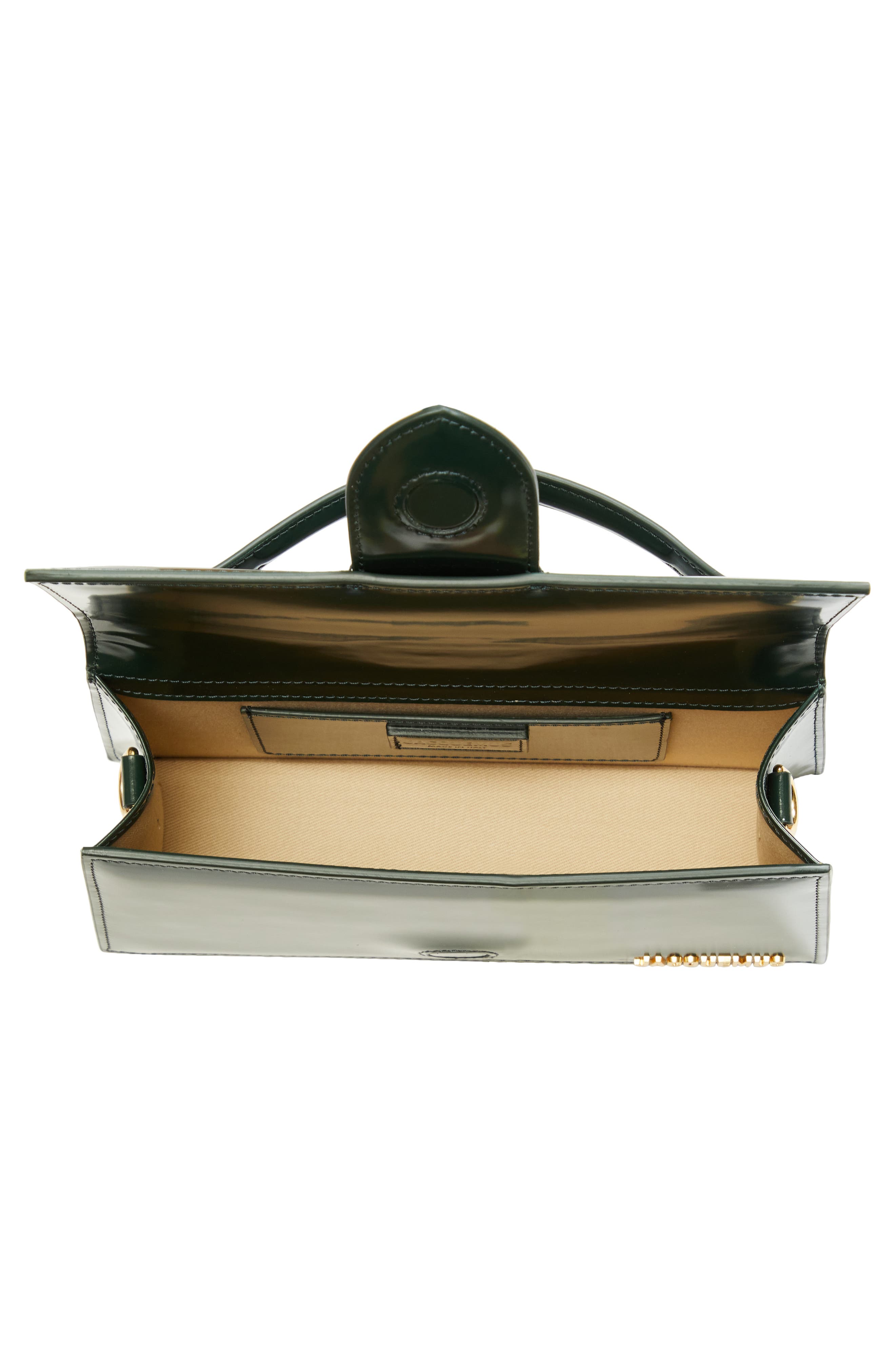 Jacquemus Long Le Bambino Leather Shoulder Bag, Alternate, color, 