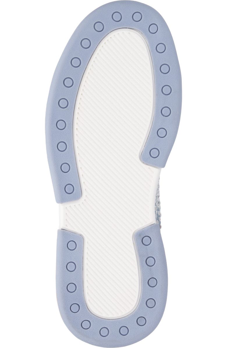 OLIVIA MILLER Lunar Rays Rhinestone Sneaker, Alternate, color, Denim