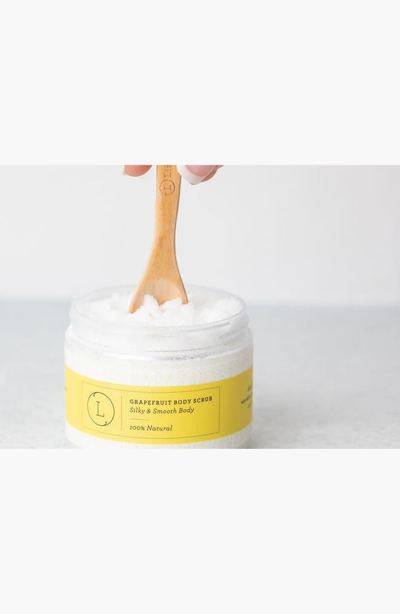 Lizush Moisturizing Set with Grapefruit Body Oil and Body Scrub, Alternate, color, Grapefruit Set