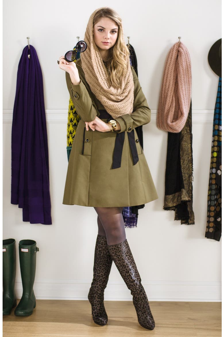 'Lofty' Snood, Alternate, color, DARK GREY HEATHER