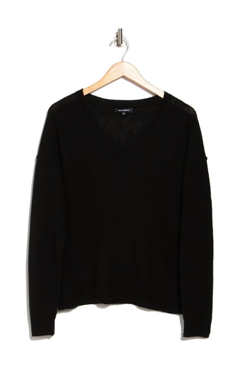 525 America Lightweight Cashmere V-Neck Sweater, Main, color,