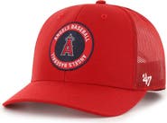'47 Men's '47 Red Los Angeles Angels Unveil Trucker Adjustable Hat