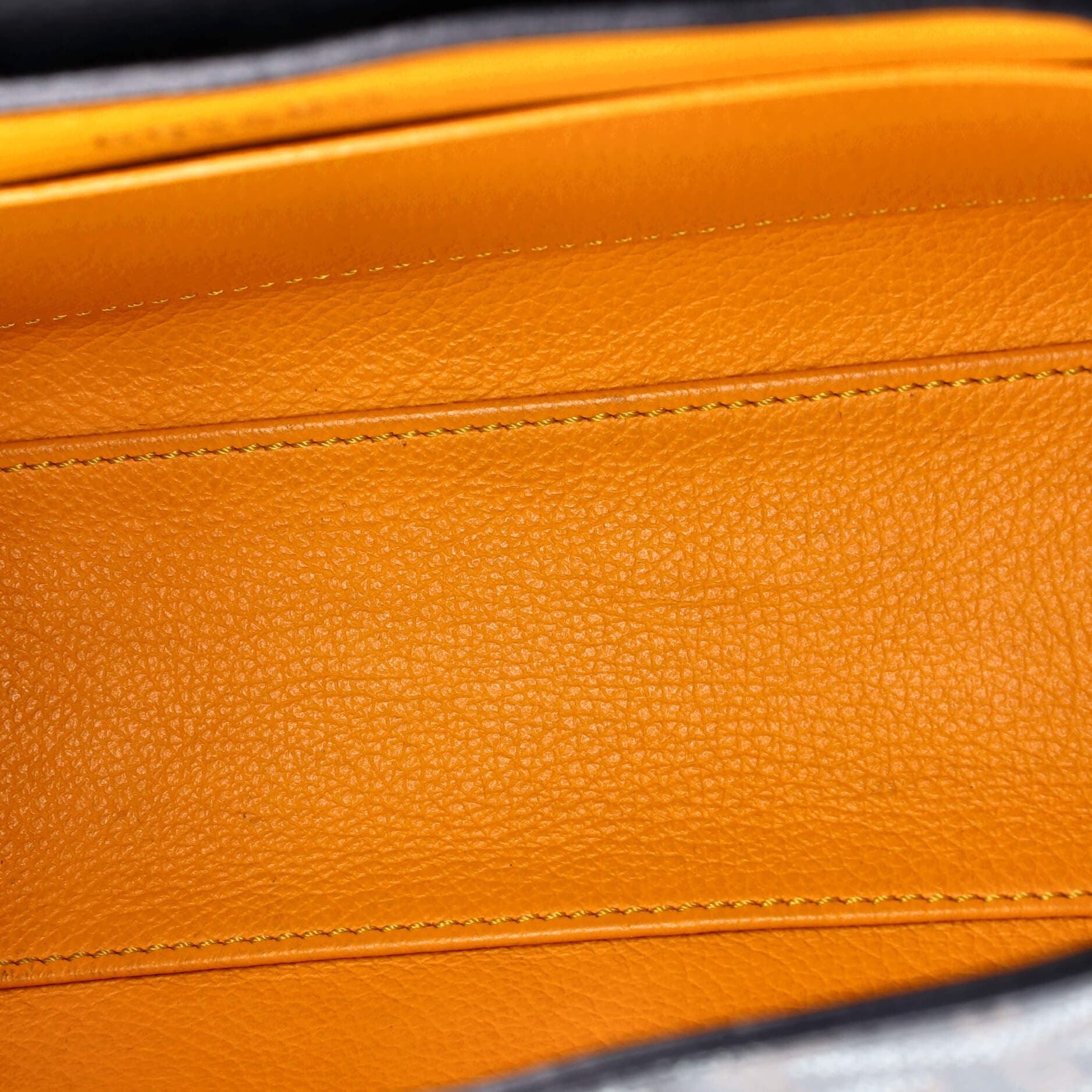 Pre-Owned Goyard Saigon Top Handle Bag Coated Canvas with Leather Mini, Alternate, color, 