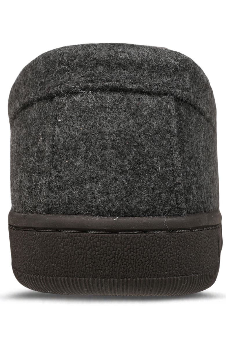 Mykos Harrison Faux Shearling Lined Moc Slipper, Alternate, color, Grey Wool