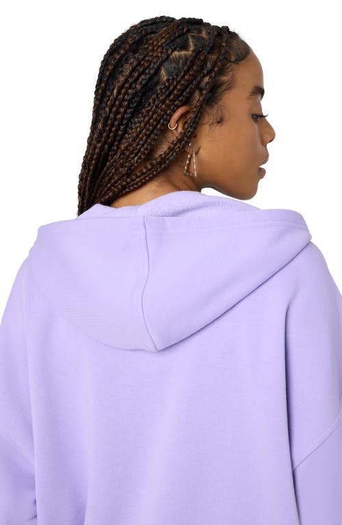 Florence By Mills Cozy Crush Oversize Zip Hoodie In Millie Lavender
