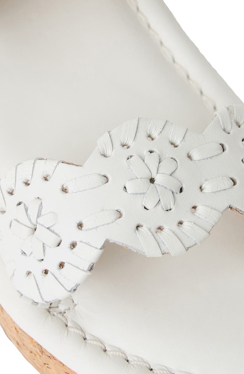 Jack Rogers Kids' Lauren Slingback Platform Wedge Sandal, Alternate, color, White