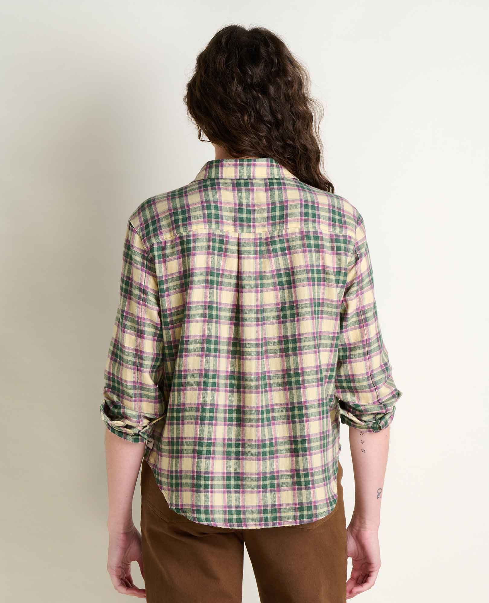 Toad & Co Re-Form Flannel Boxy Long Sleeve Shirt (Women) | Nordstrom