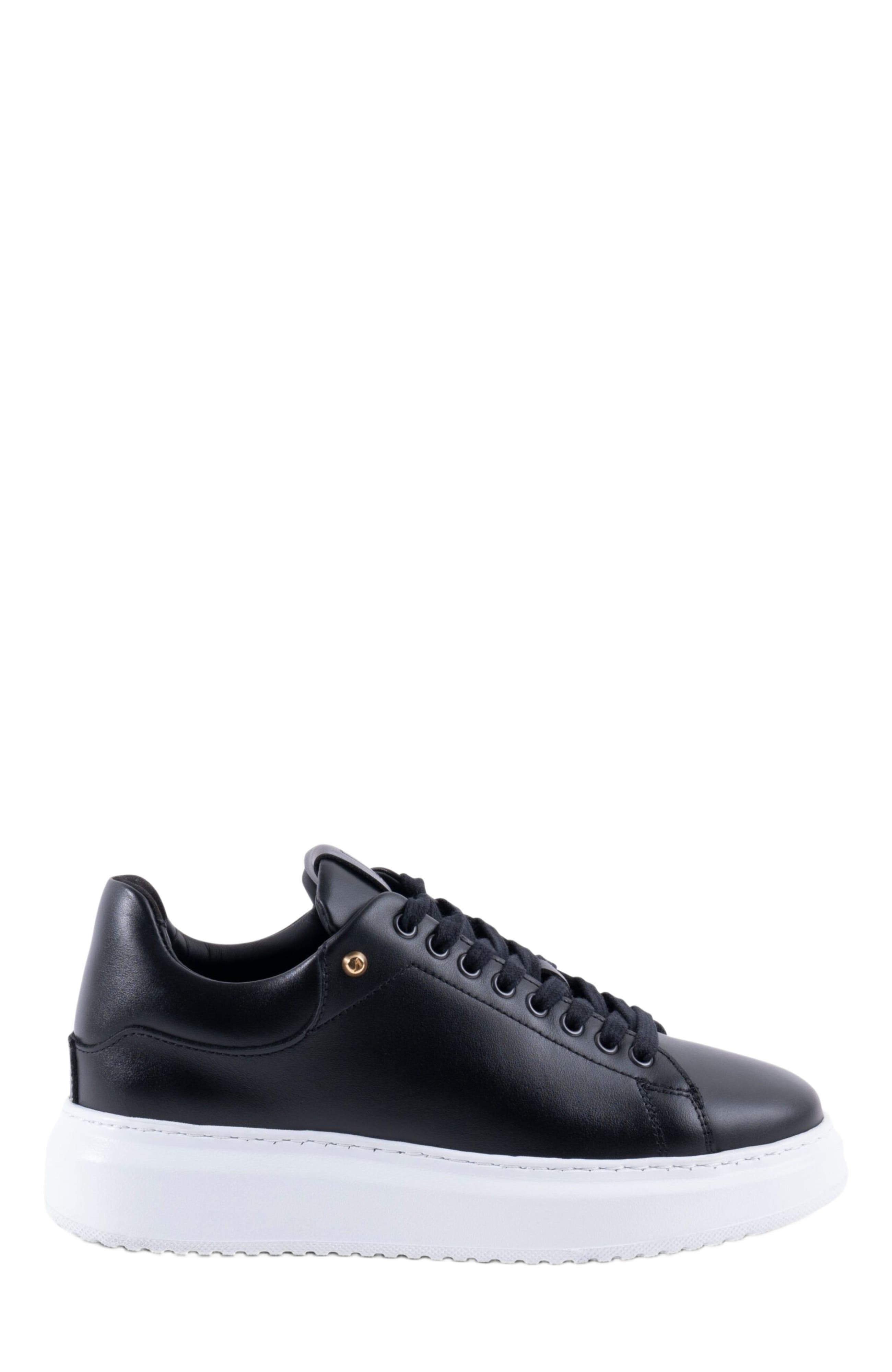 Stinaa.J Nelly Orthopedic Sneakers, Main, color, Black Leather