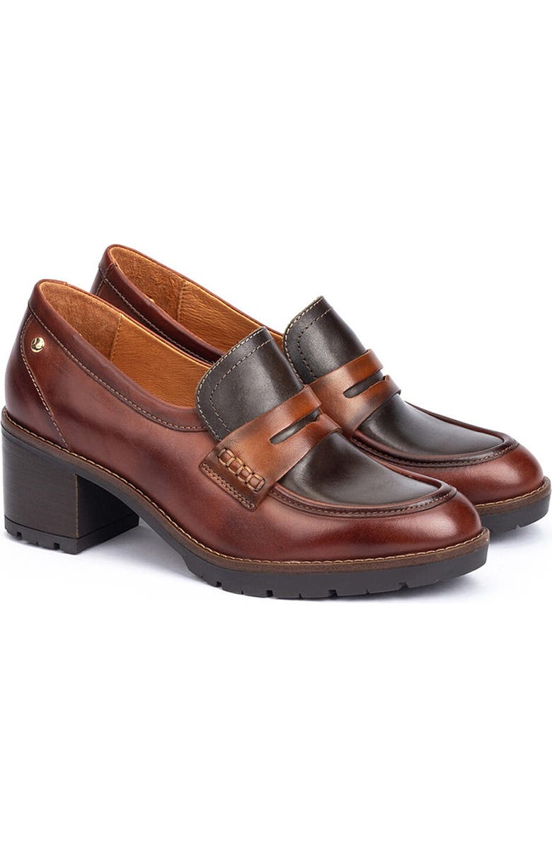 PIKOLINOS Llanes Loafer Pump, Main, color, Cognac