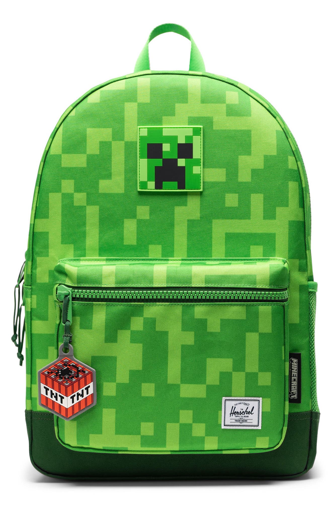 Kids' Heritage Youth Minecraft Backpack, Main, color, CREEPER